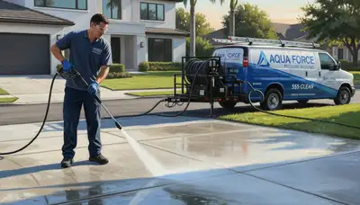 Pittsburgh, PA concrete pressure cleaning for driveways, patios, and walkways