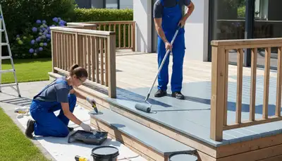 Pittsburgh, PA deck painting service for durable protection against moisture and winter weather