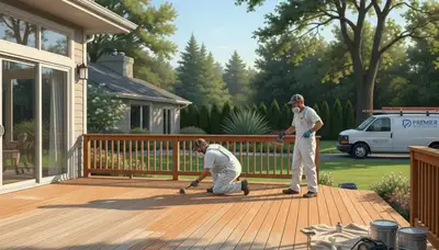 Deck painting service in Pittsburgh, PA for durable, weather-resistant deck protection