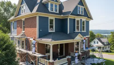 Painting contractor in Pittsburgh, PA providing professional interior and exterior painting services
