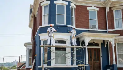 Painting contractor in Pittsburgh, PA providing professional interior and exterior house painting services