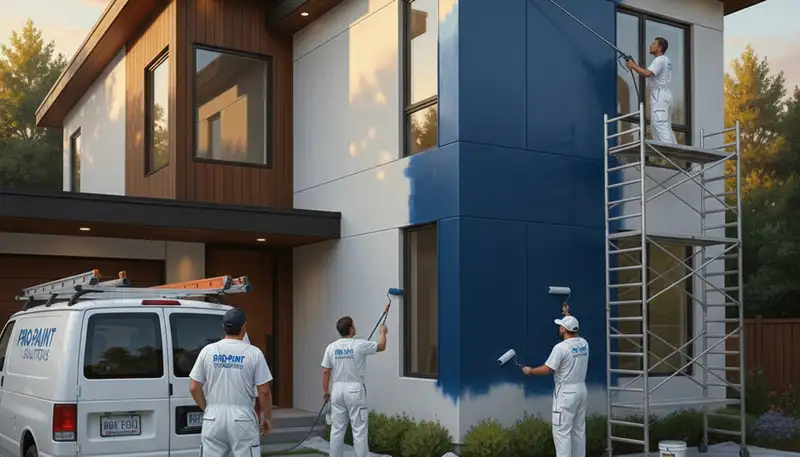 Exterior house painting in Pittsburgh, PA by Pittsburgh Paint Pros