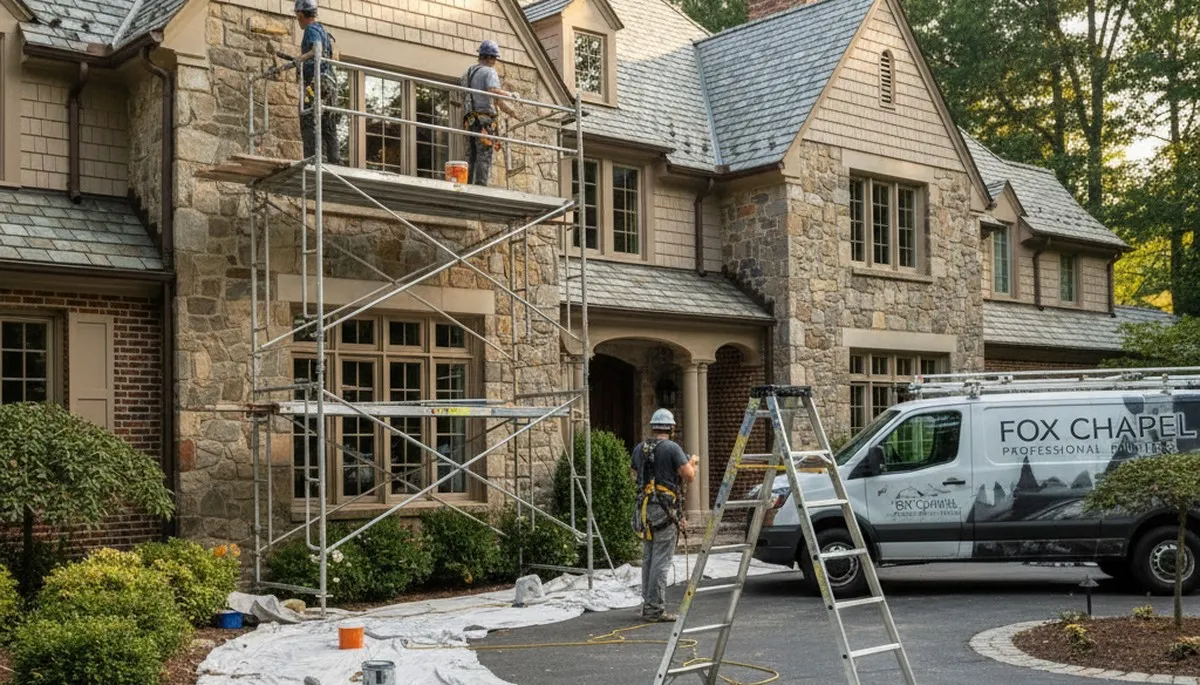 Painting company in Pittsburgh, PA providing professional interior and exterior house painting services