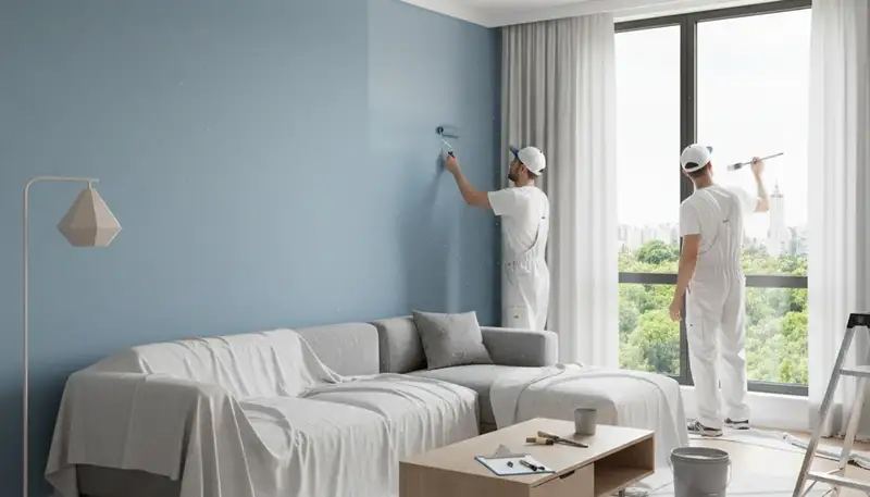 Interior house painting in Pittsburgh, PA by Pittsburgh Paint Pros for durable, professional wall finishes