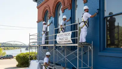 Professional Pittsburgh, PA painter providing interior and exterior painting services