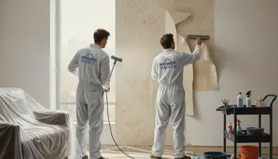 Wallpaper removal in Pittsburgh, PA for outdated patterns and adhesive on home walls