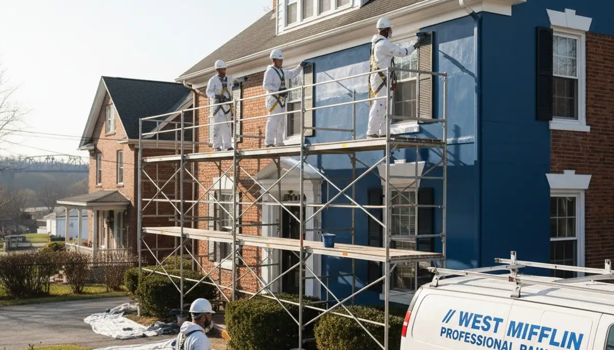 Pittsburgh, PA painting contractor providing professional interior and exterior painting services